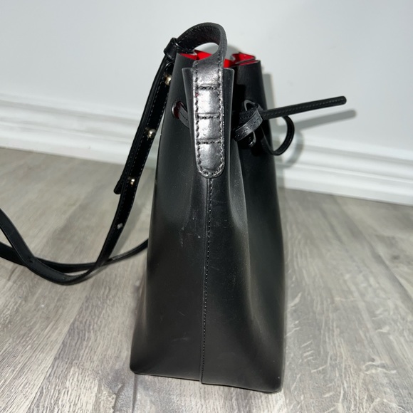 MANSUR GAVRIEL Mini Leather Bucket Bag. - Picture 6 of 15